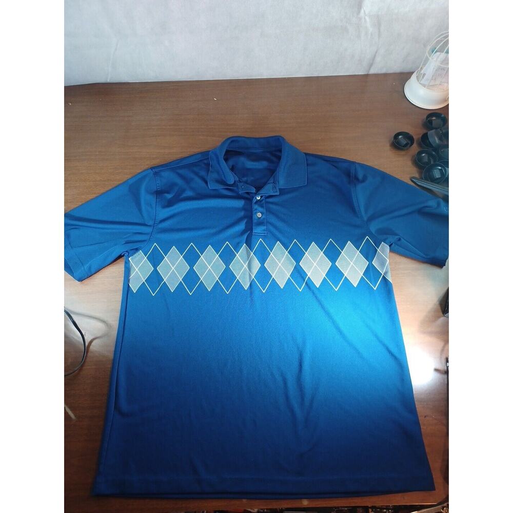 Top Flite Men's Golf Polo Shirt Blue Size XL Excellent Condition